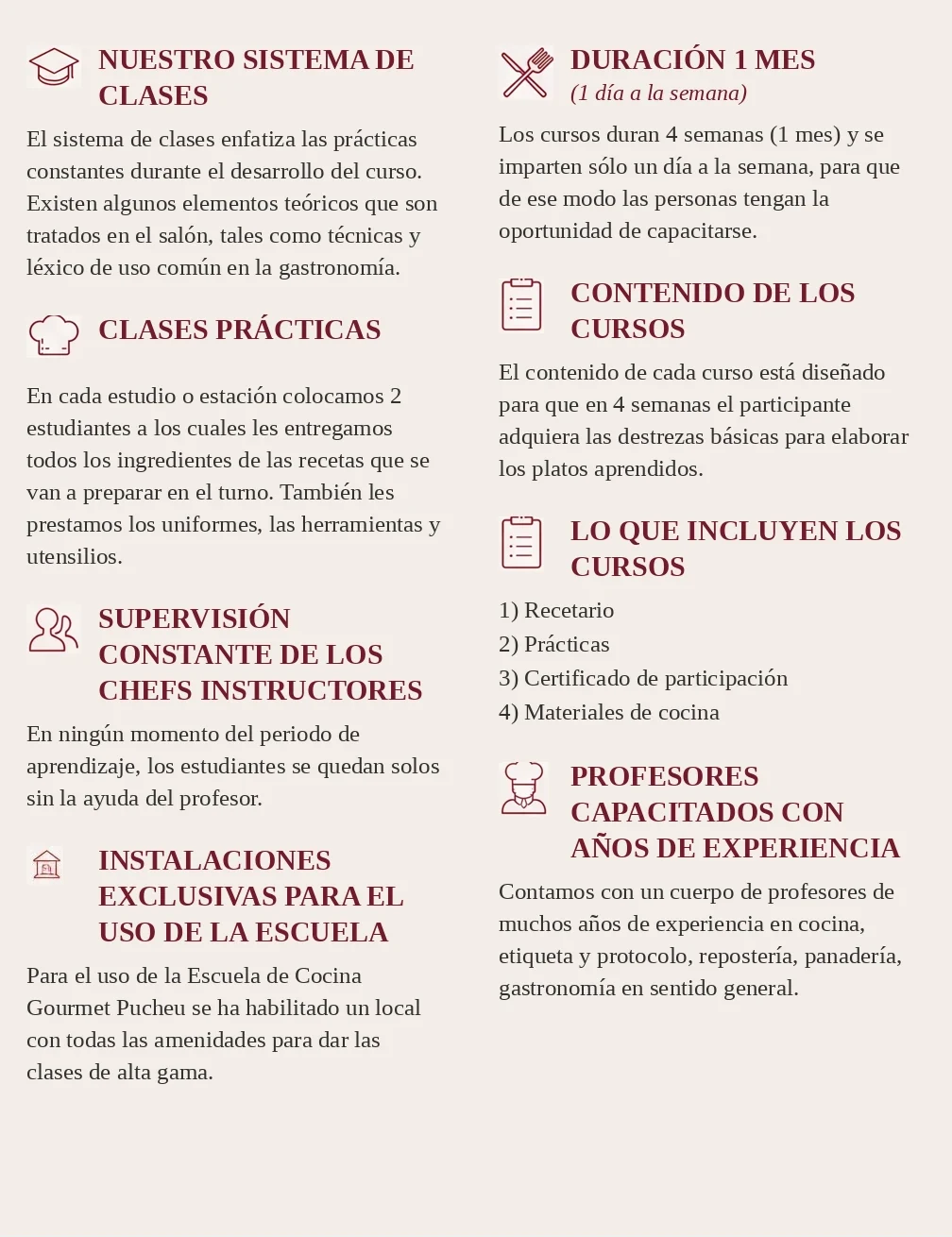 Cocina para Adolescentes — información del curso